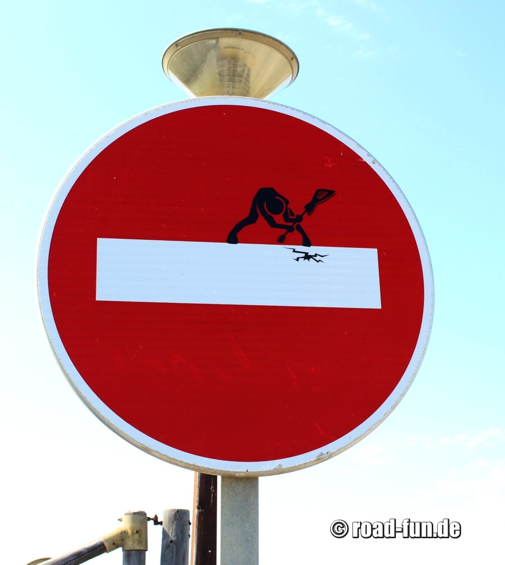 Einbahnstraßenschild Frankreich
