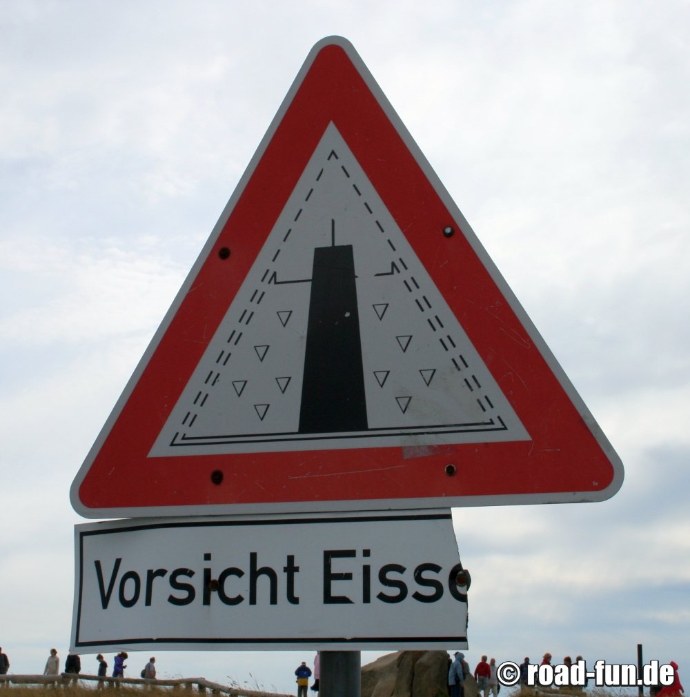 Gefahrenschild Deutschland - Eisschlag