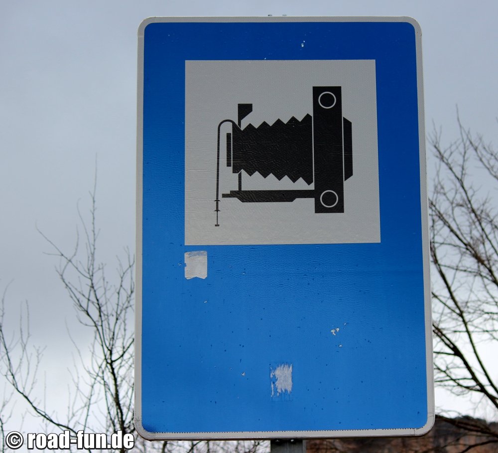 Hinweisschild Spanien - Aussichtspunkt