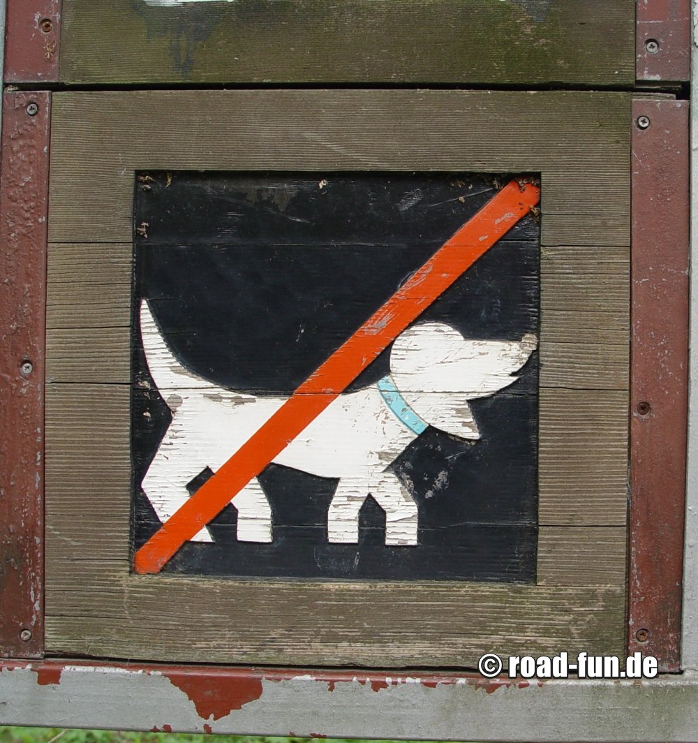 Verbotsschild Deutschland - Hunde