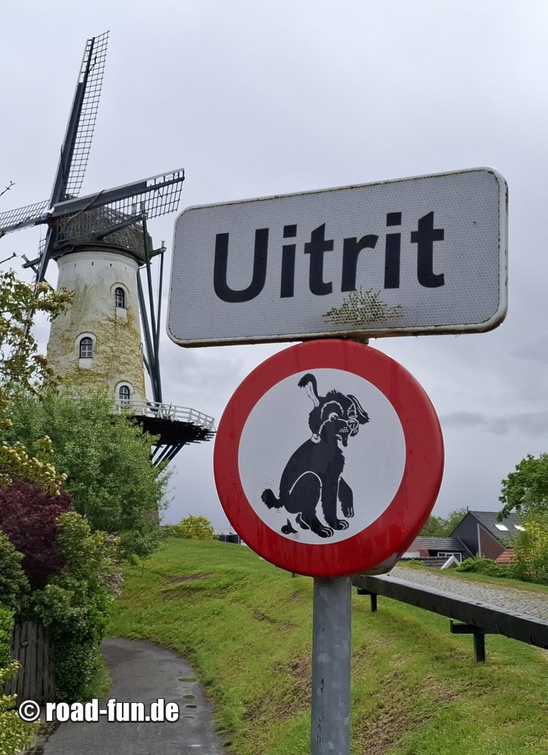 Verbotsschild Niederlande - Keine Hundetoilette
