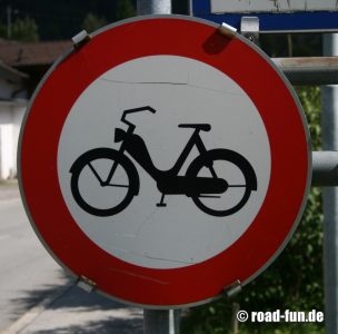 Durchfahrtsverbot Österreich - Mofas
