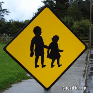 Gefahrenschild Irland - Kinder 