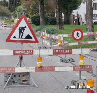 Gefahrenschild Schweiz - Baustelle