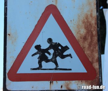Gefahrenschild Spanien - Kinder