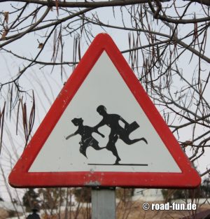 Gefahrenschild Spanien - Kinder 
