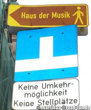 HInweisschild Österreich - Sackgasse