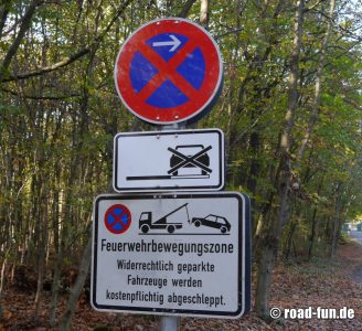 Halteverbot Deutschland, kostenpflichtiges Abschleppen