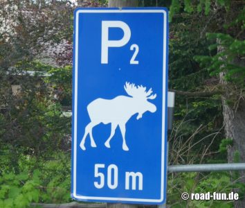 Hinweisschild Deutschland - Parkplatz