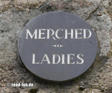 Hinweisschild Wales - Ladies
