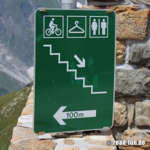 Hinweisschild Österreich - Infos Großglocknerstraße 