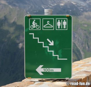 Hinweisschild Österreich - Infos Großglocknerstraße 
