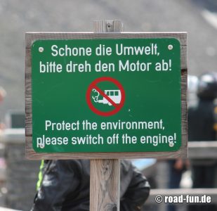 Hinweisschild Österreich - Infos Großglocknerstraße 