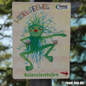 Hinweisschild Österreich - Wegweiser Wuselweg 