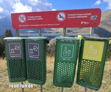 Hinweisschilder Andorra - Skigebiet