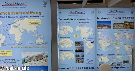   Wohnmobil Verschiffung und weltweite Wohnmobil-Touren