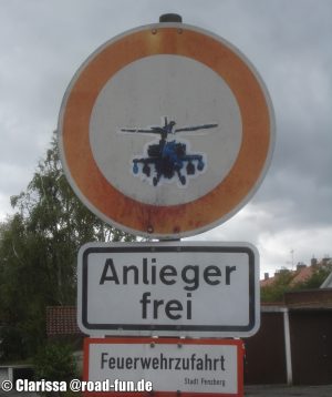 Verbotsschild Deutschland - Durchfahrt verboten