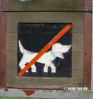 Verbotsschild Deutschland - Hunde