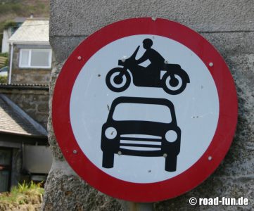 Verbotsschild England - Durchfahrtsverbot