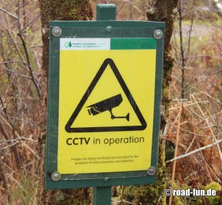 Warningsign England - Kameraüberwachung